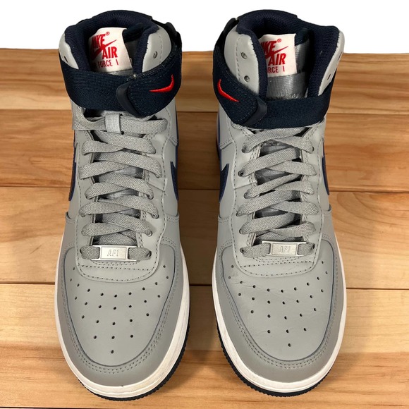 Nike Gray and Navy Sneakers Air Force 1 - Picture 6 of 13